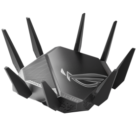 Wi-Fi 6 Tri-Band Gigabit Gaming Router | ROG GT-AXE11000 Rapture | 802.11ax | 1148+4804+4804 Mbit/s | 10/100/1000/2500 Mbit/s | Ethernet LAN (RJ-45) ports 5 | Mesh Support Yes | MU-MiMO Yes | No mobile broadband | Antenna type External | 2xUSB 3.2