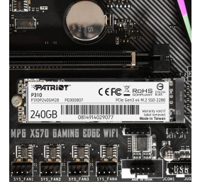 PATRIOT P310 240GB M2 2280 PCIe SSD NVME