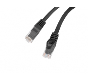 Lanberg Patchcord Cat.6 UTP LSZH CU | PCU6-10CU-0050-BK | 0.5 m