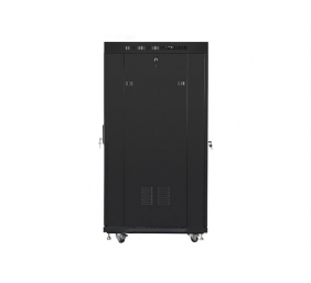 Lanberg | Rack cabinet 19" free-standing 27U/800x1000 (flat pack) with glass door, LCD | FF01-8027-12BL | Black