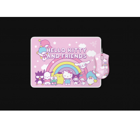 Razer DeathAdder Essential + Goliathus Mouse Mat, Wired, Hello Kitty and Friends Edition