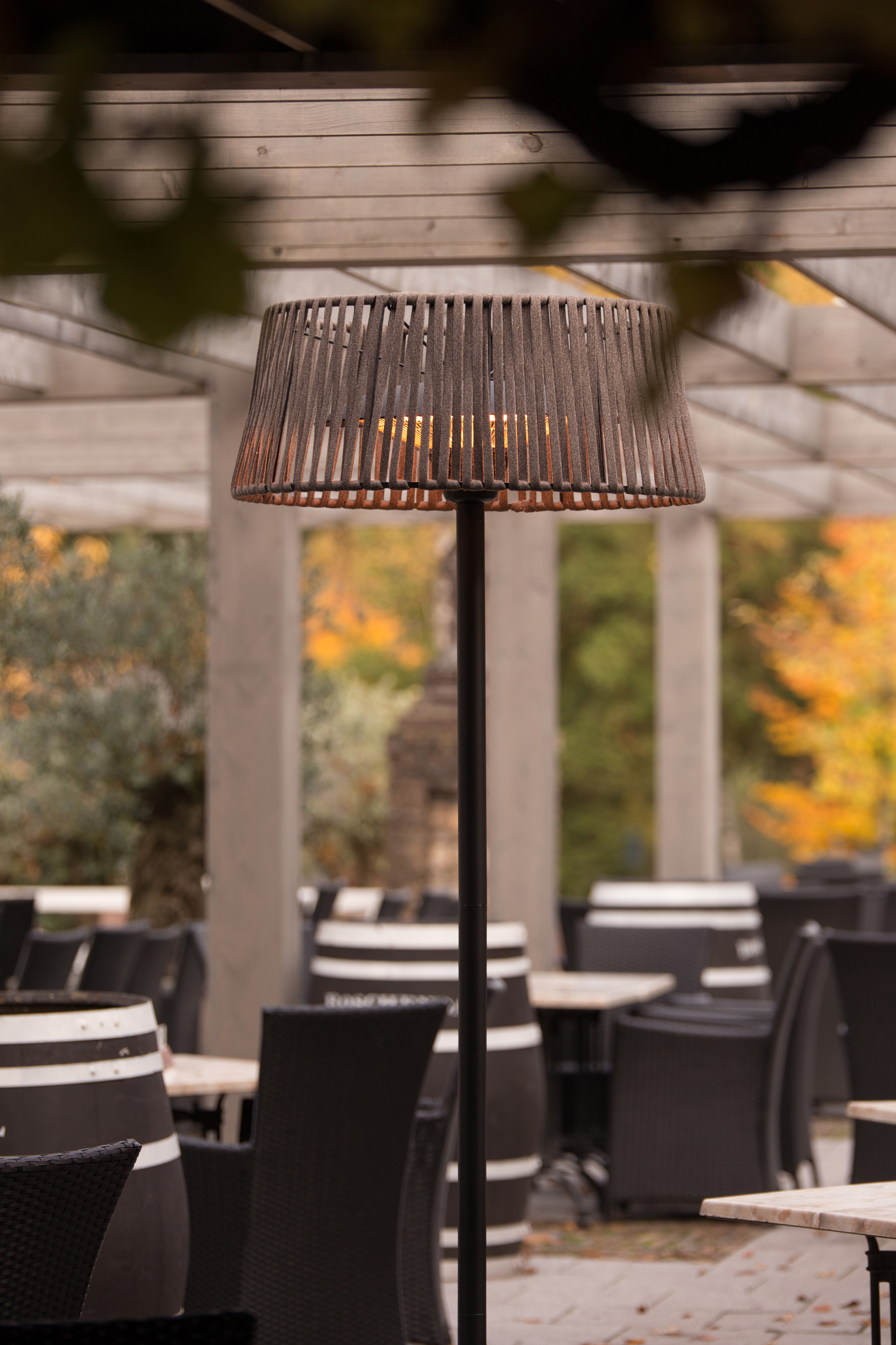 SUNRED | Heater | ARTIX M-SO BROWN, Corda Bright Standing | Infrared | 2100 W | Brown | IP44