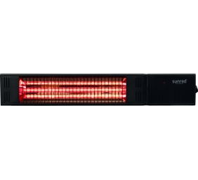 SUNRED | Heater | RDS-15W-B, Fortuna Wall | Infrared | 1500 W | Number of power levels | Suitable for rooms up to  m² | Black | IP55
