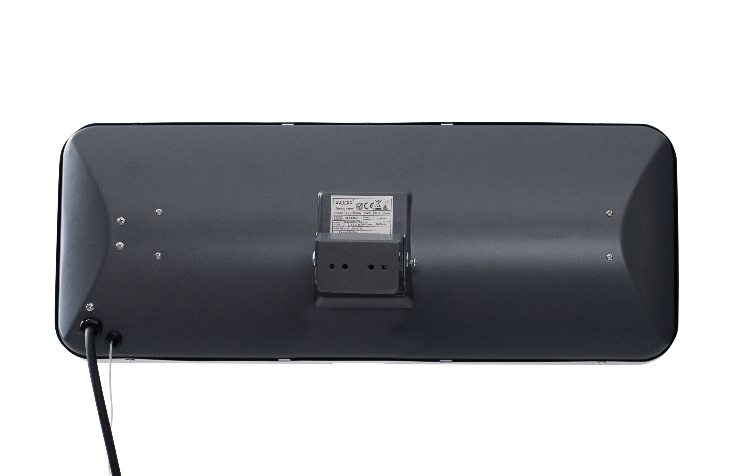 SUNRED | Heater | LUG-2000W, Lugo Quartz Wall | Infrared | 2000 W | Grey | IP24