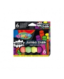 Kreida spalvota Colorino Kids Jumbo Neon 6 spalvų.
