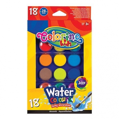 Akvarelė Colorino Kids 18 spalvų