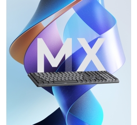 Klaviatūra belaidė Logitech MX Mechanical Full Size, US Int, Grafito spalvos
