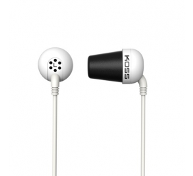 Koss | Plug | Wired | In-ear | Noise canceling | White