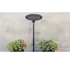 SUNRED | Heater | SMQ2000A, Elekra Quartz Standing | Infrared | 2000 W | Black | IP34