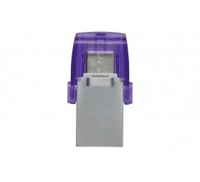 Kingston | DataTraveler | DT Micro Duo 3C | 128 GB | USB Type-C and Type-A | Purple