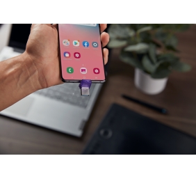Kingston | DataTraveler | DT Micro Duo 3C | 256 GB | USB Type-C and Type-A | Purple