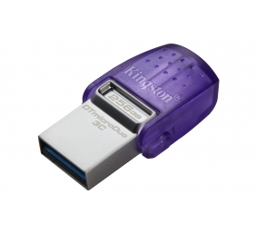 Kingston | DataTraveler | DT Micro Duo 3C | 256 GB | USB Type-C and Type-A | Purple