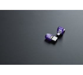 Kingston | DataTraveler | DT Micro Duo 3C | 256 GB | USB Type-C and Type-A | Purple