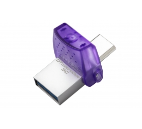 Kingston | DataTraveler | DT Micro Duo 3C | 64 GB | USB Type-C and Type-A | Purple
