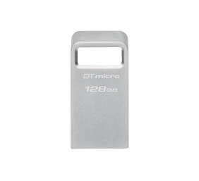 Kingston | USB 3.2 Flash Drive | DataTraveler micro | 128 GB | USB 3.2 | Silver