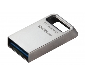 Kingston | USB 3.2 Flash Drive | DataTraveler micro | 256 GB | USB 3.2 | Silver