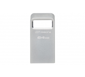 Kingston | USB 3.2 Flash Drive | DataTraveler micro | 64 GB | USB 3.2 | Silver