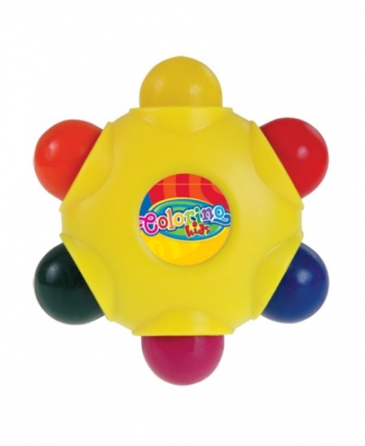 Vaškinės kreidelės Colorino Kids Star, 6 spalvų