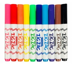 Flomasteriai Colorino Kids Zig Zag, 10 spalvų