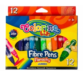 Flomasteriai Colorino Kids Jumbo, 12 spalvų