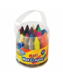 Vaškinės kreidelės Colorino Kids Maxi,kibirėlyje, 24 spalvų