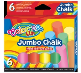 Kreida spalvota Colorino Kids Jumbo 6 spalvų.