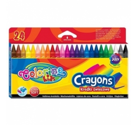 Vaškinės kreidelės Colorino Kids 24 spalvų