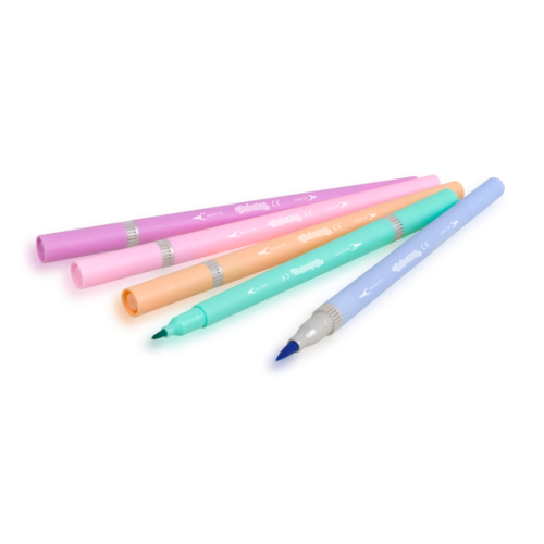 Flomasteriai dvipusiai Colorino Pastel 10 pastelinių spalvų