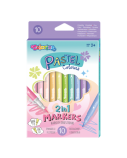 Flomasteriai dvipusiai Colorino Pastel 10 pastelinių spalvų