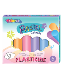Plastilinas Colorino Pastel 6 pastelinių spalvų