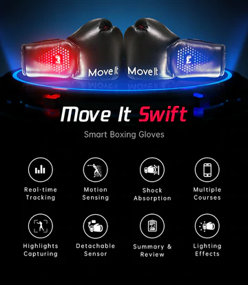 Išmaniosios bokso pirštinės Move IT Swift