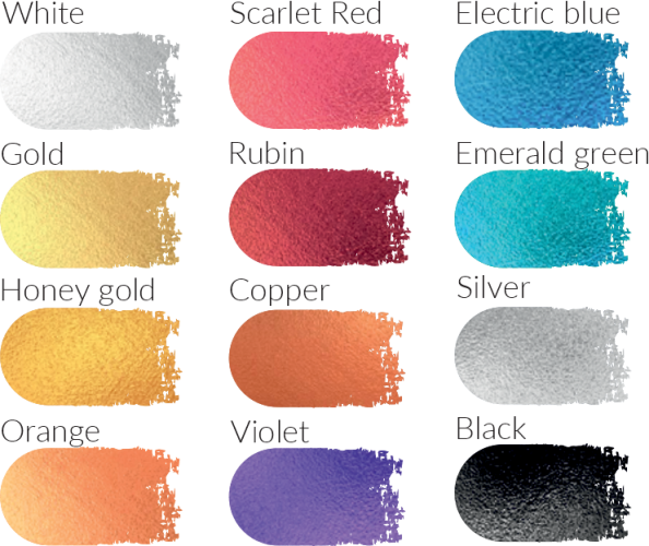 Aliejinės kreidelės Colorino Artist Metallic 12 spalvų