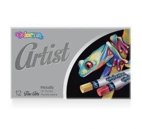 Aliejinės kreidelės Colorino Artist Metallic 12 spalvų