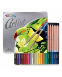 Spalvoti pieštukai Colorino Artist metalinėj dėžutėj 24 spalvų Colorino Artist