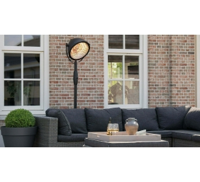 SUNRED | Heater | RSS19, Indus Bright Standing | Infrared | 2100 W | Black | IP54