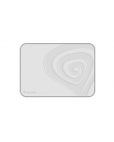 Genesis | Mouse Pad | Carbon 400 M Logo | 250 x 350 x 3 mm | Gray/White