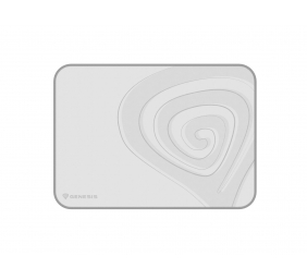 Genesis | Mouse Pad | Carbon 400 M Logo | 250 x 350 x 3 mm | Gray/White