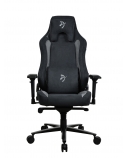 Arozzi Fabric Gaming Chair Vernazza Supersoft Black
