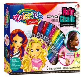 Kreidelės plaukams dažyti Colorino Creative 10 spalvų