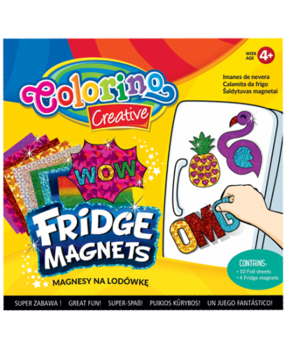 Šaldytuvo magnetukų rinkinys Colorino Creative Mix Nr.1
