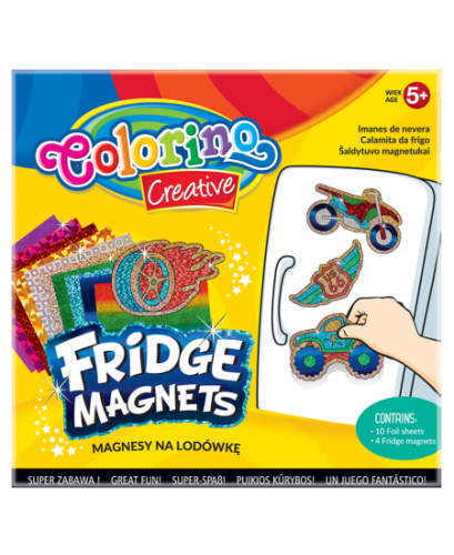 Šaldytuvo magnetukų rinkinys Colorino Creative Mix Nr.2