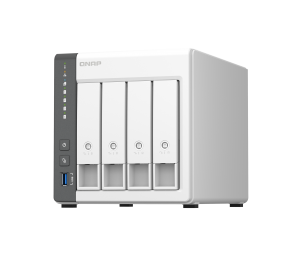 QNAP | 4 Bay ARM | TS-433-4G | Cortex-A55 | ARM 4-core | Processor frequency 2.0 GHz | 4 GB | On board (non-expandable)
