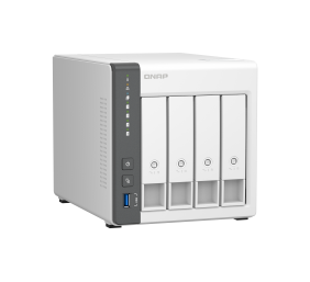 QNAP | 4 Bay ARM | TS-433-4G | Cortex-A55 | ARM 4-core | Processor frequency 2.0 GHz | 4 GB | On board (non-expandable)