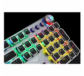 AULA Fireshock V5 Mechanical Wired Keyboard, RED switch, EN/RU/UA