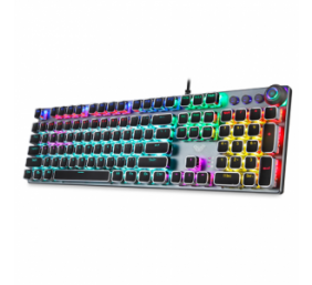 AULA Fireshock V5 Mechanical Wired Keyboard, RED switch, EN/RU/UA