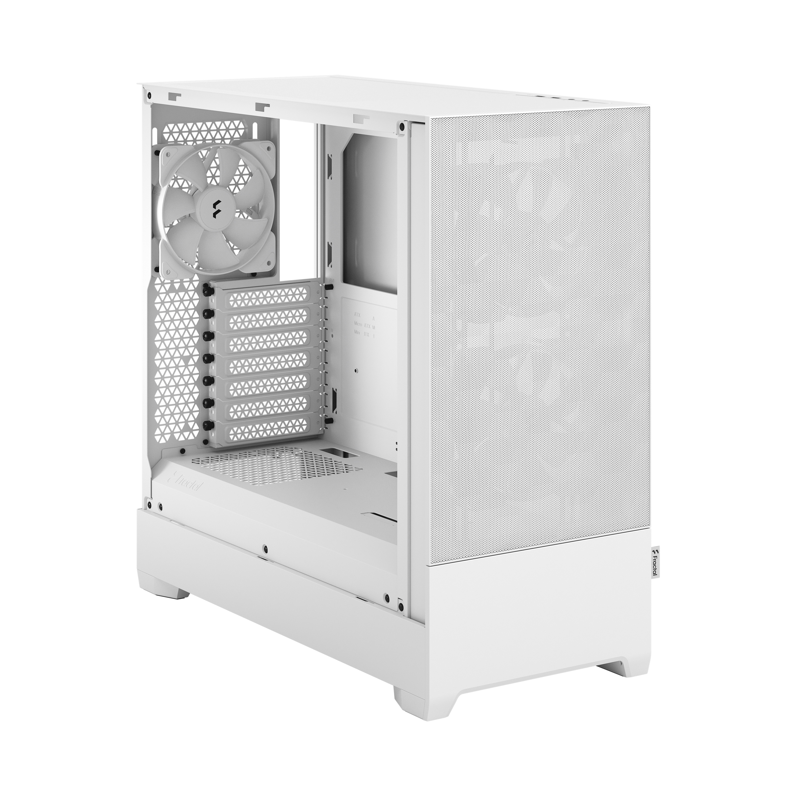 Fractal Design | Pop Air | Side window | White TG Clear Tint | ATX, mATX, Mini ITX | Power supply included No | ATX