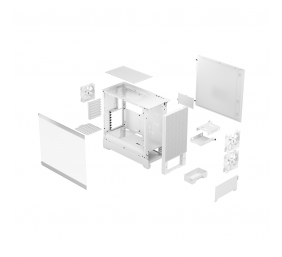 Fractal Design | Pop Air | Side window | White TG Clear Tint | ATX, mATX, Mini ITX | Power supply included No | ATX