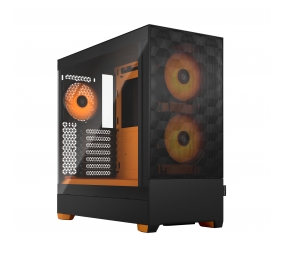 Fractal Design | Pop Air RGB | Side window | Orange Core TG Clear Tint | ATX, mATX, Mini ITX | Power supply included No | ATX