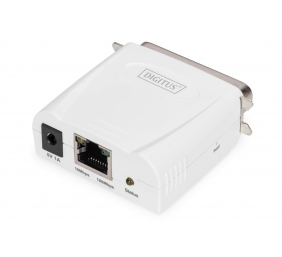 Digitus | Fast Ethernet Print Server, 1-Port 1x RJ45, 1x DB-36-pin male Centronics | DN-13001-1 | White