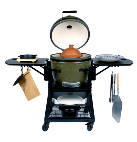FireBird Kamado Kepsninė 59 cm (23,5 inch) su mobiliu kepimo krepšiu